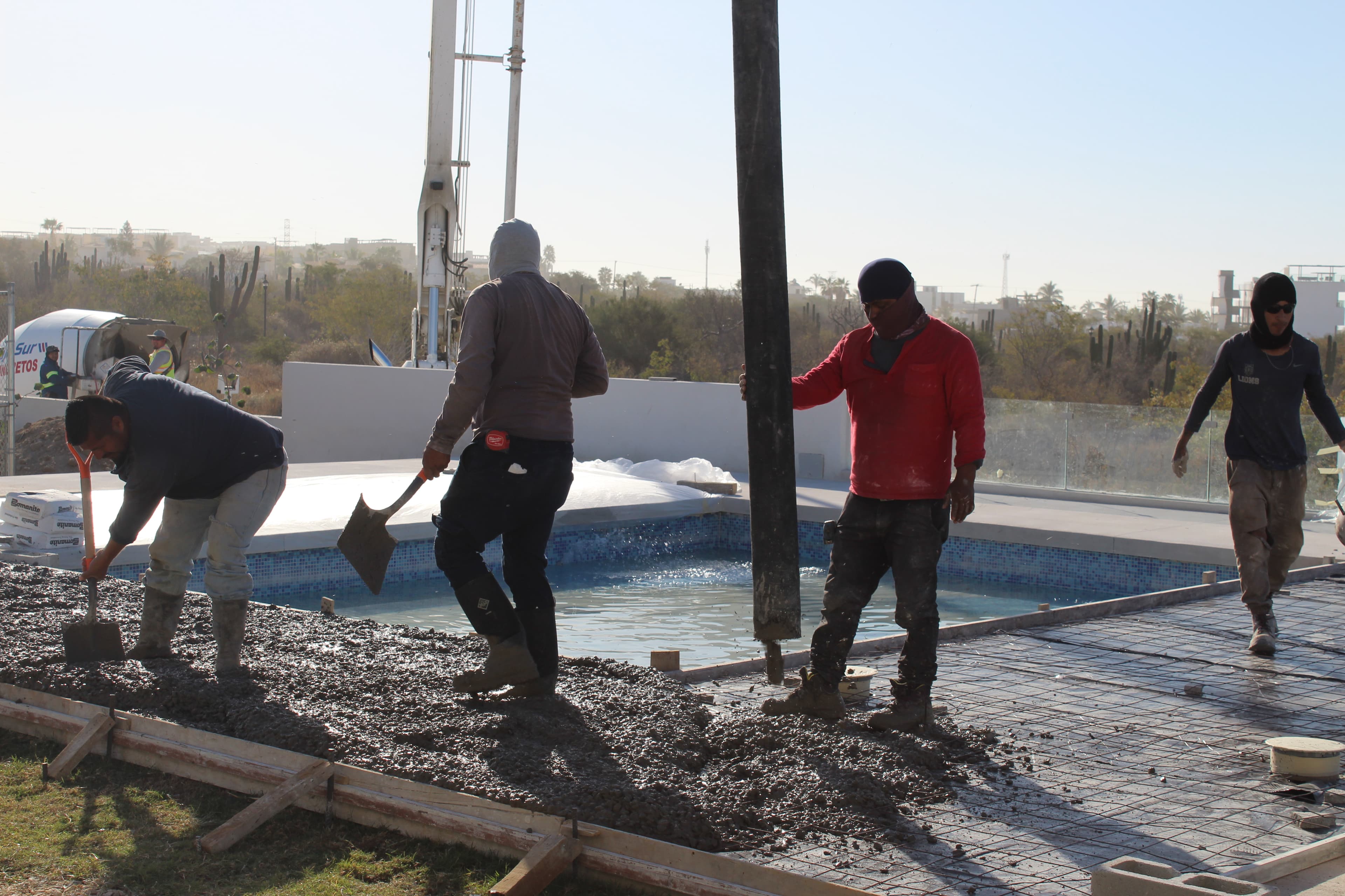 VistaVela Sunset · Etapa 1 · Bombeo y colocación de concreto 4