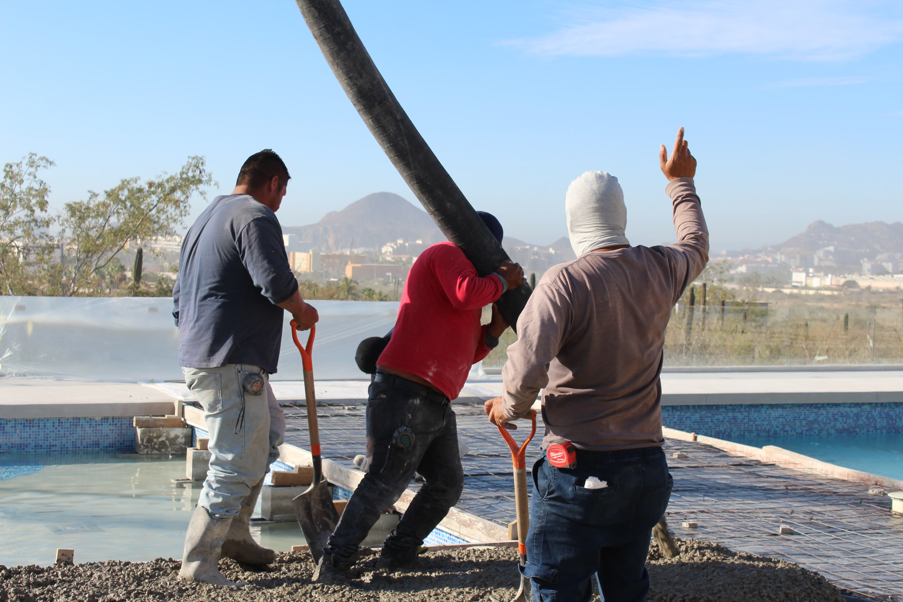 VistaVela Sunset · Etapa 1 · Bombeo y colocación de concreto 3